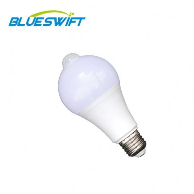 New Design Intelligent Lamp 12W 7W E27 B22 PIR Motion Sensor Led Bulb