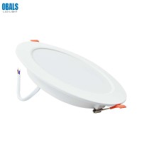 High quality round sand white ceiling recessed surface mount led panel light slim led panel light